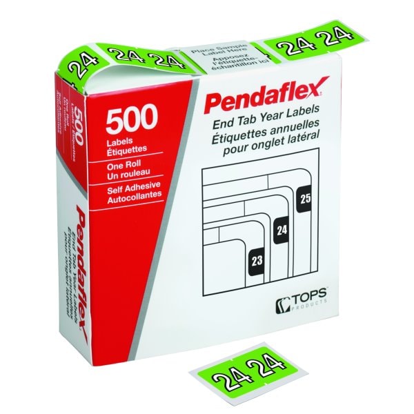Pendaflex® 2024 Year Labels